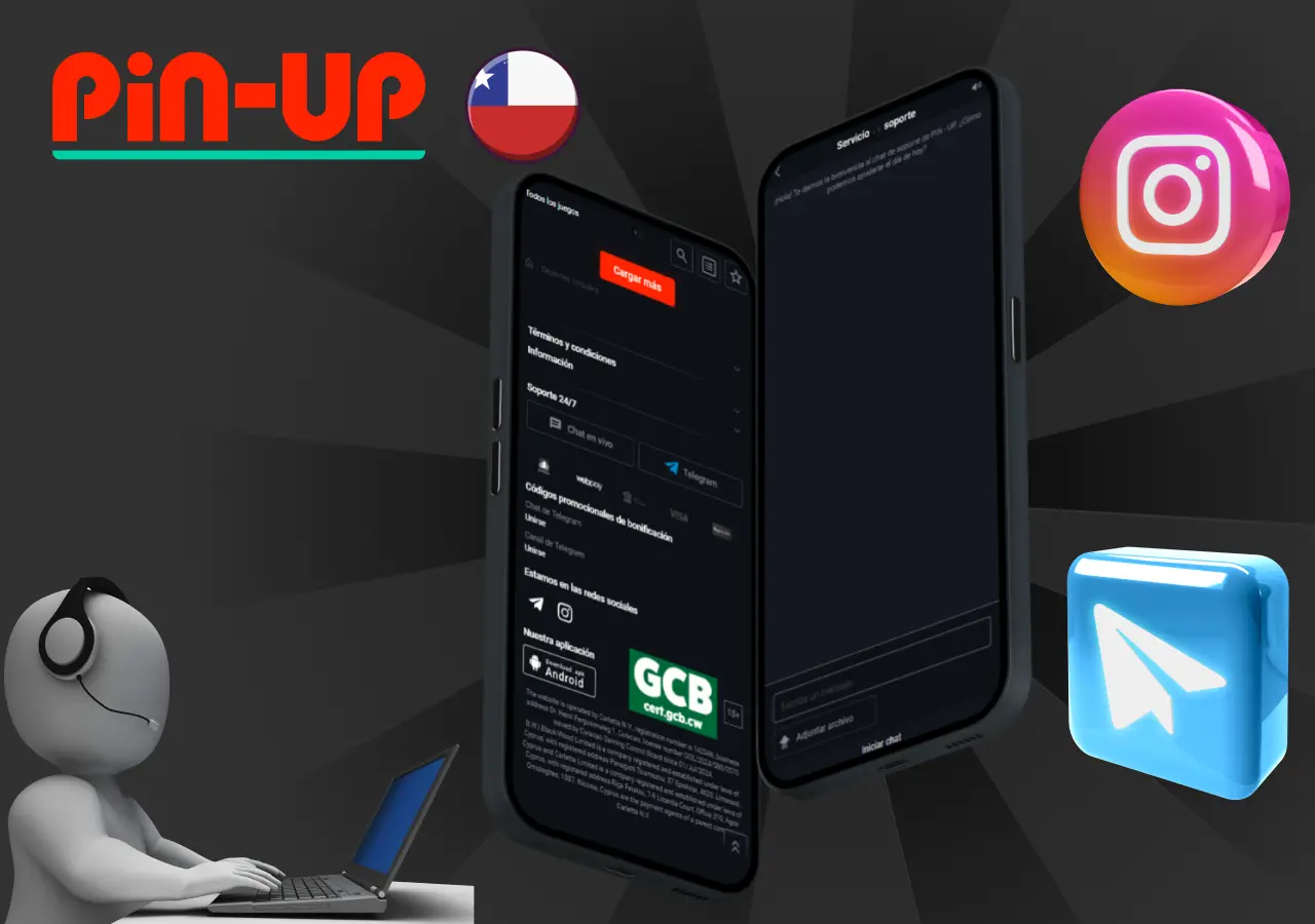 Atención al Cliente Los servicios al cliente de Pin Up es conocido en la mayoría de sitios de reseñas como una opción bástate eficiente. Los usuarios también indican que la respuesta es rápida y brindan una verdadera solución a los problemas. Las formas para contactarlos son las siguientes: Chat en vivo. Asesores de atención brindan respuesta inmediata y el compromiso es ayudar a los usuarios con sus dudas. Telegram. El canal de Telegram oficial funciona como un medio de comunicación para reportar problemas y brindar soluciones. Instagram. Su red social oficial también ofrece ayuda mediante comentarios o mensajes directos. Si tiene dudas, sobre algunas funciones específicas del portal, puede recurrir a la sección de FAQ (Preguntas frecuentes) al final de la pantalla.
